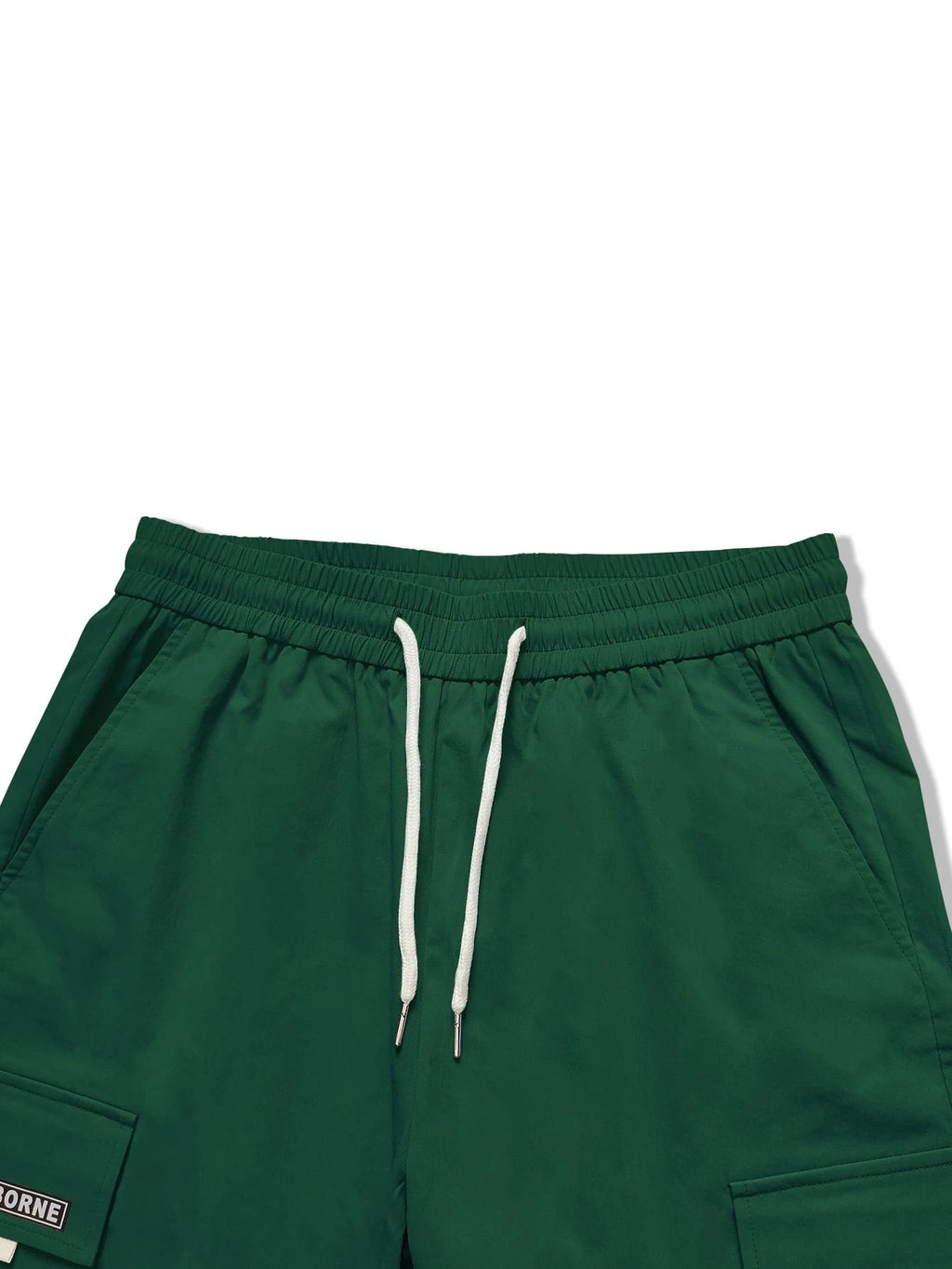 Manfinity Homme Men Letter Graphic Flap Pocket Drawstring Waist Cargo Pants