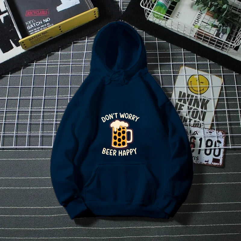 Hoodie for Men and Women Black Close The Fking Borders Printed Hoodie Casual Streetwear Fashion Statement Top for Outdoor Activi