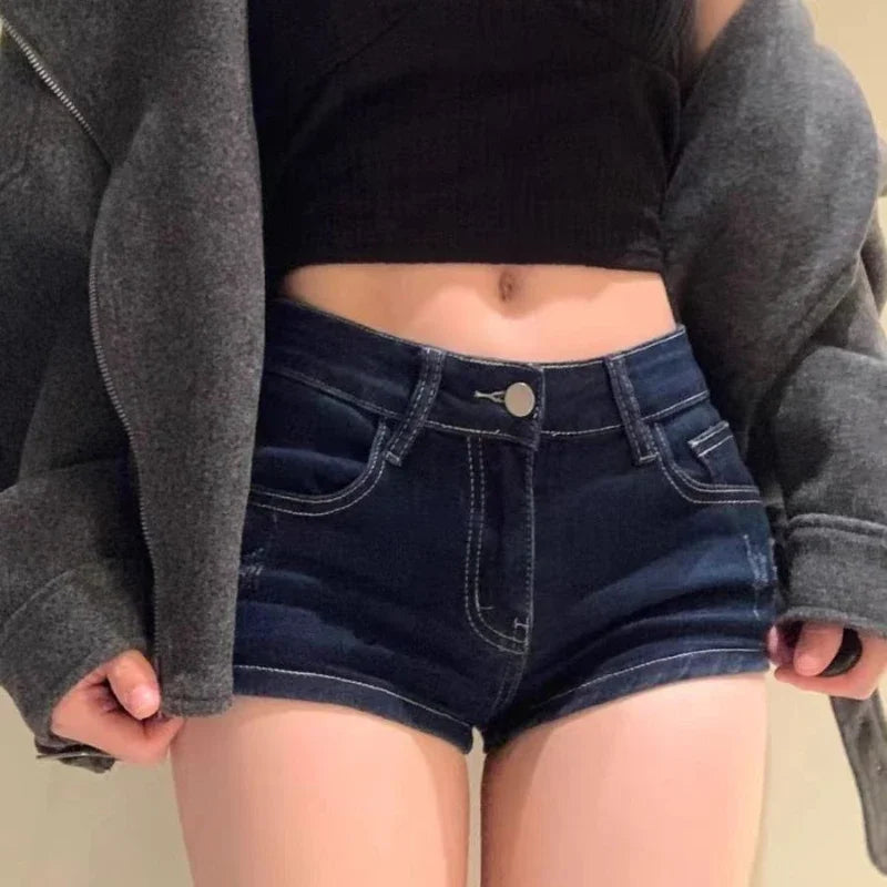 Casual Denim Shorts Women Slim Skinny Jeans Short Pants Spring Summer Fashion Female Hot Shorts Girls Elastic Denim Shorts