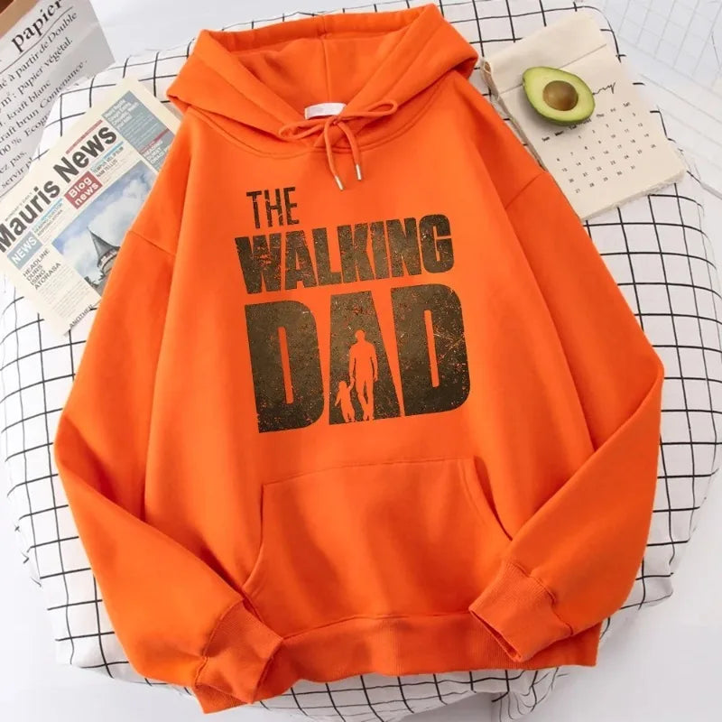 Hoodie Men Sweatshirt The Walking DAD Printed Unisex Streetwear Hip Hop Style Autumn Winter Fashion Hip Hop Tops Clothes Male