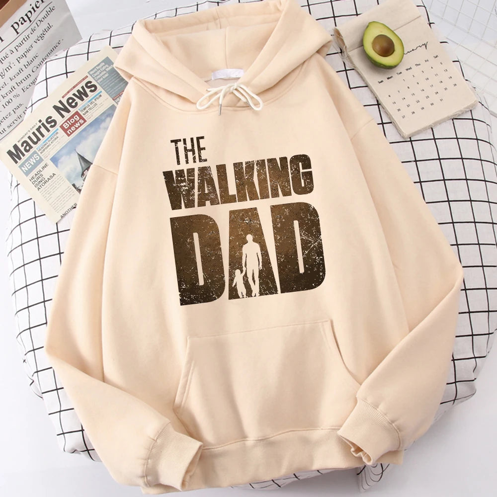 Hoodie Men Sweatshirt The Walking DAD Printed Unisex Streetwear Hip Hop Style Autumn Winter Fashion Hip Hop Tops Clothes Male