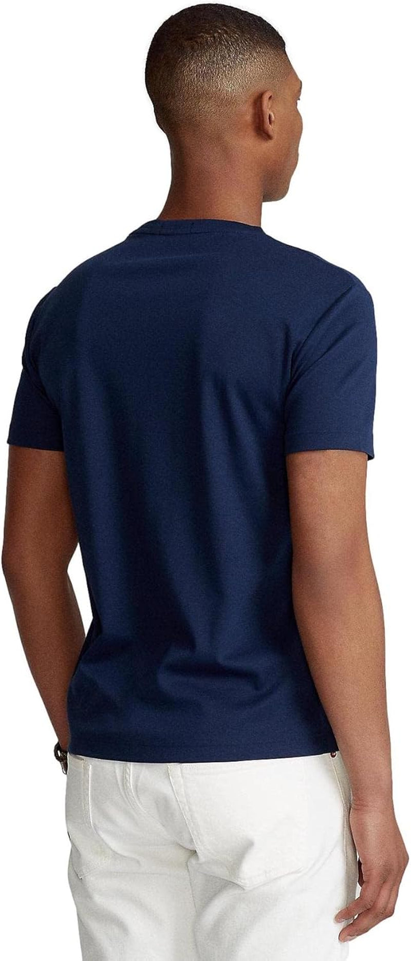 Mens Crew Neck T-Shirt (M, Navysigpony)